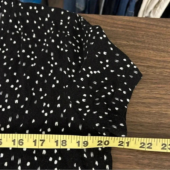 🩷 Cloth & Stone Black and White V-Neck Mini Dress - Picture 8 of 9